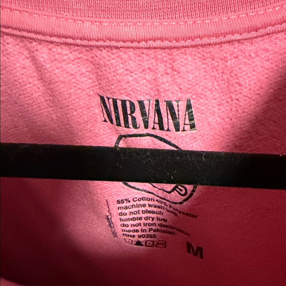 Urban Outfitters Pink Nirvana Graphic Sweatshirt - Picture 3 of 6